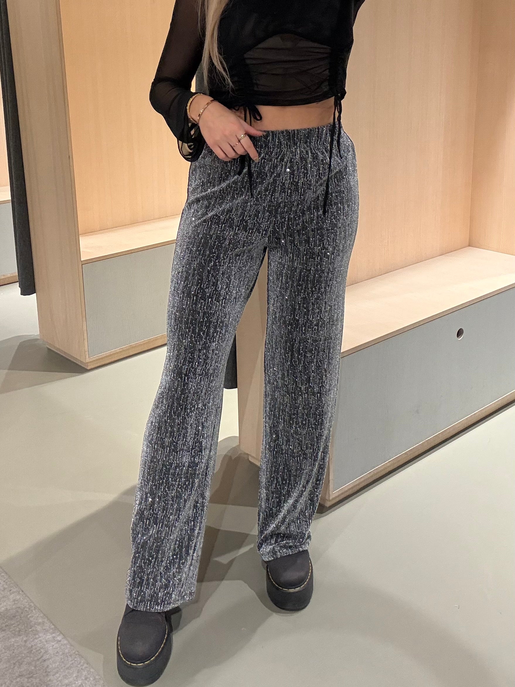 PCMAEVE Trousers - Black